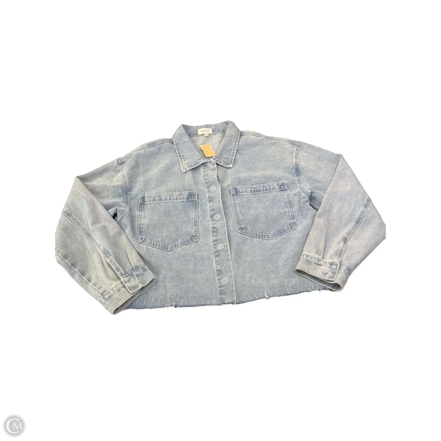 Jacket Denim By Wishlist In Blue Denim, Size: L