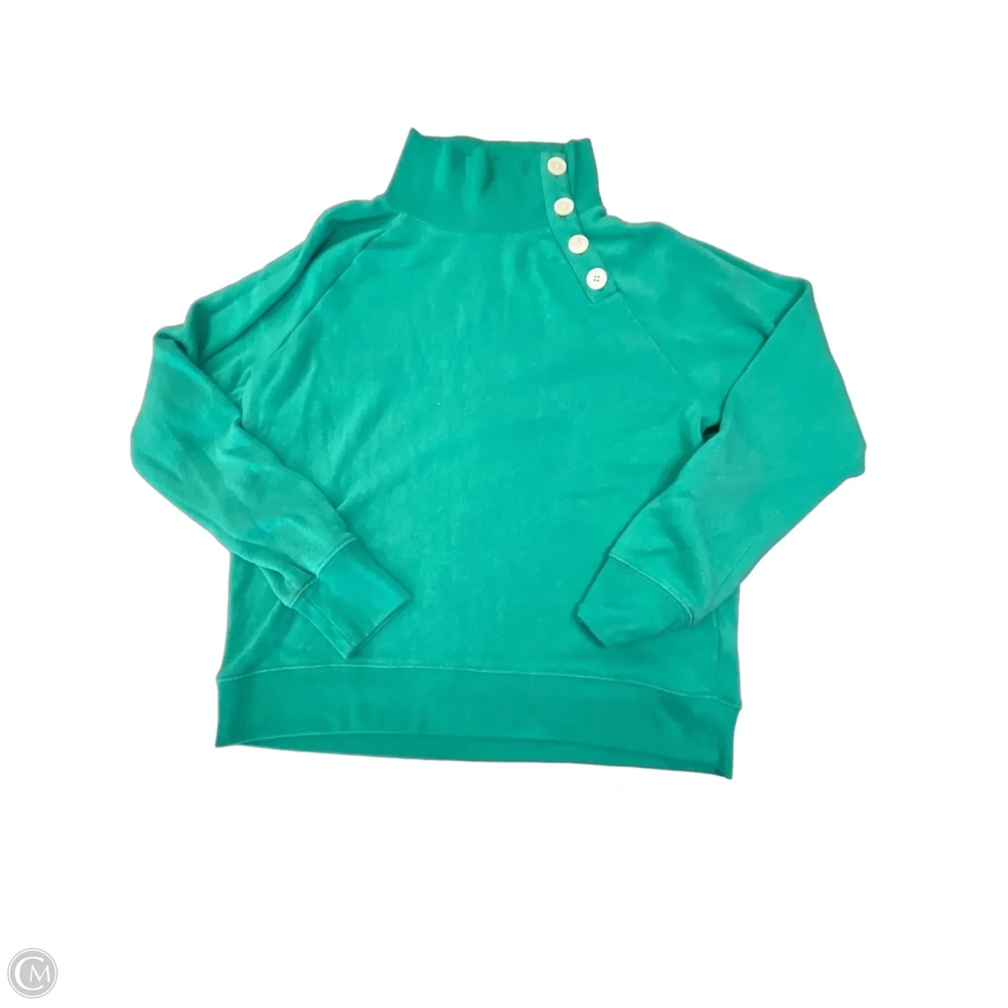 Sweatshirt Crewneck By J. Crew In Green, Size: S