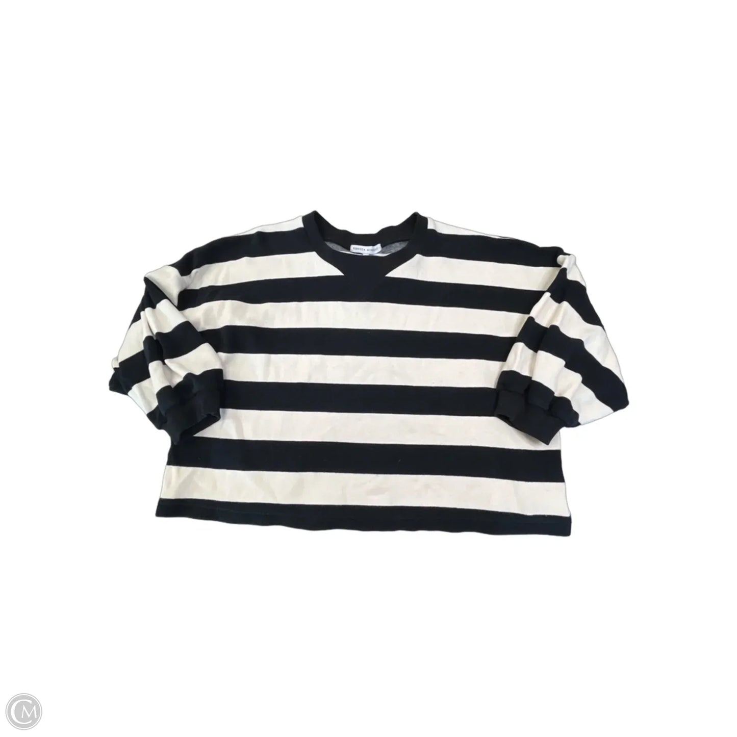 Sweatshirt Designer By Rebecca Minkoff In Striped Pattern, Size: S