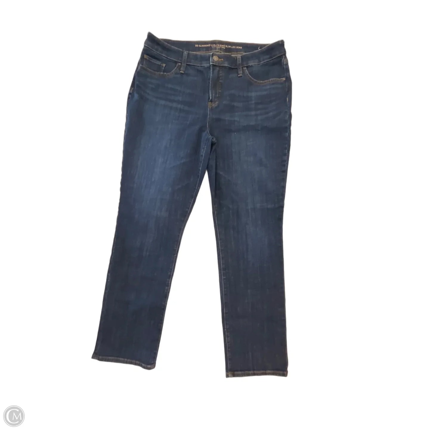 Jeans Boyfriend By Chicos In Blue Denim, Size: 12