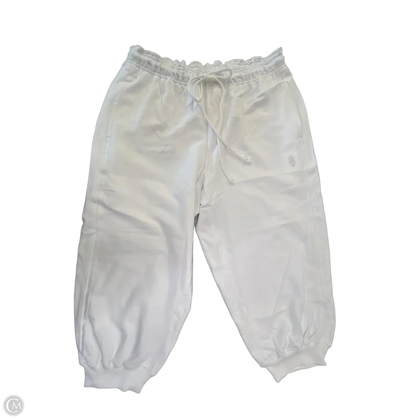 Pants Cropped By Free People In White, Size: Xl