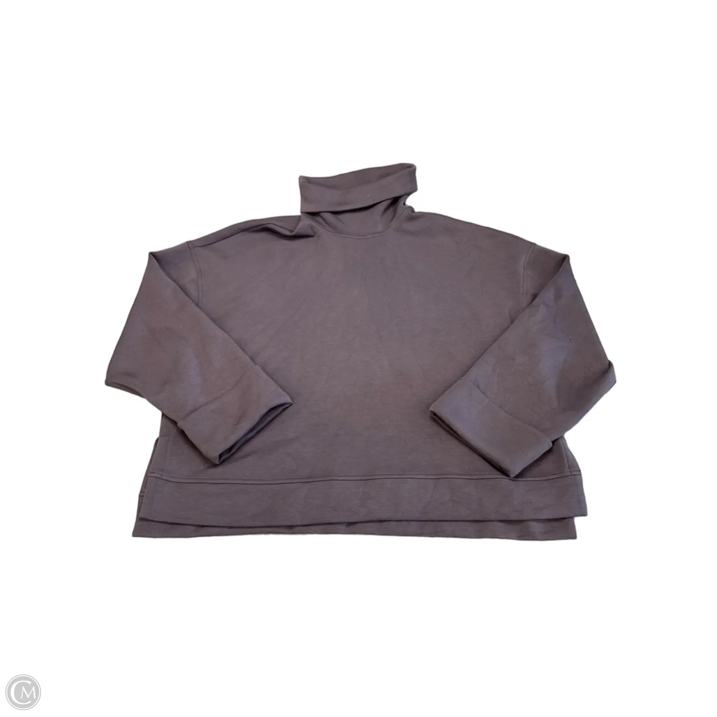 Top Long Sleeve By Spanx In Grey, Size: 1x