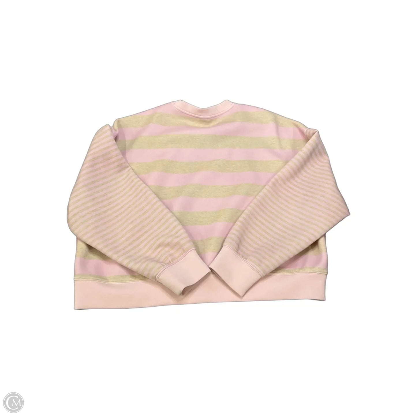 Sweatshirt Crewneck By As Revival In Striped Pattern, Size: M