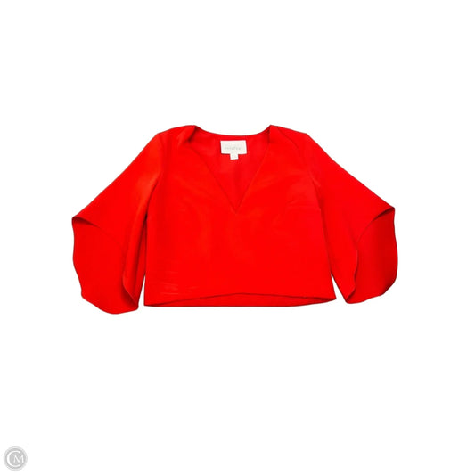 Top 3/4 Sleeve By Mare Mare In Red, Size: Xxs