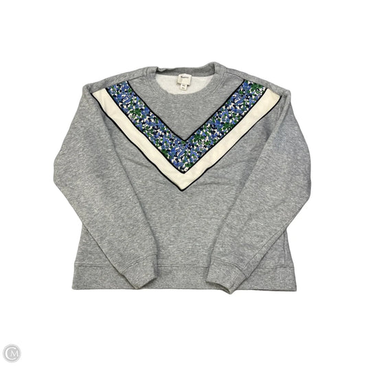 Sweatshirt Crewneck By Maeve In Grey, Size: Xxs