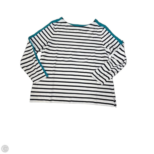 Top Long Sleeve By Chicos In Striped Pattern, Size: Xl