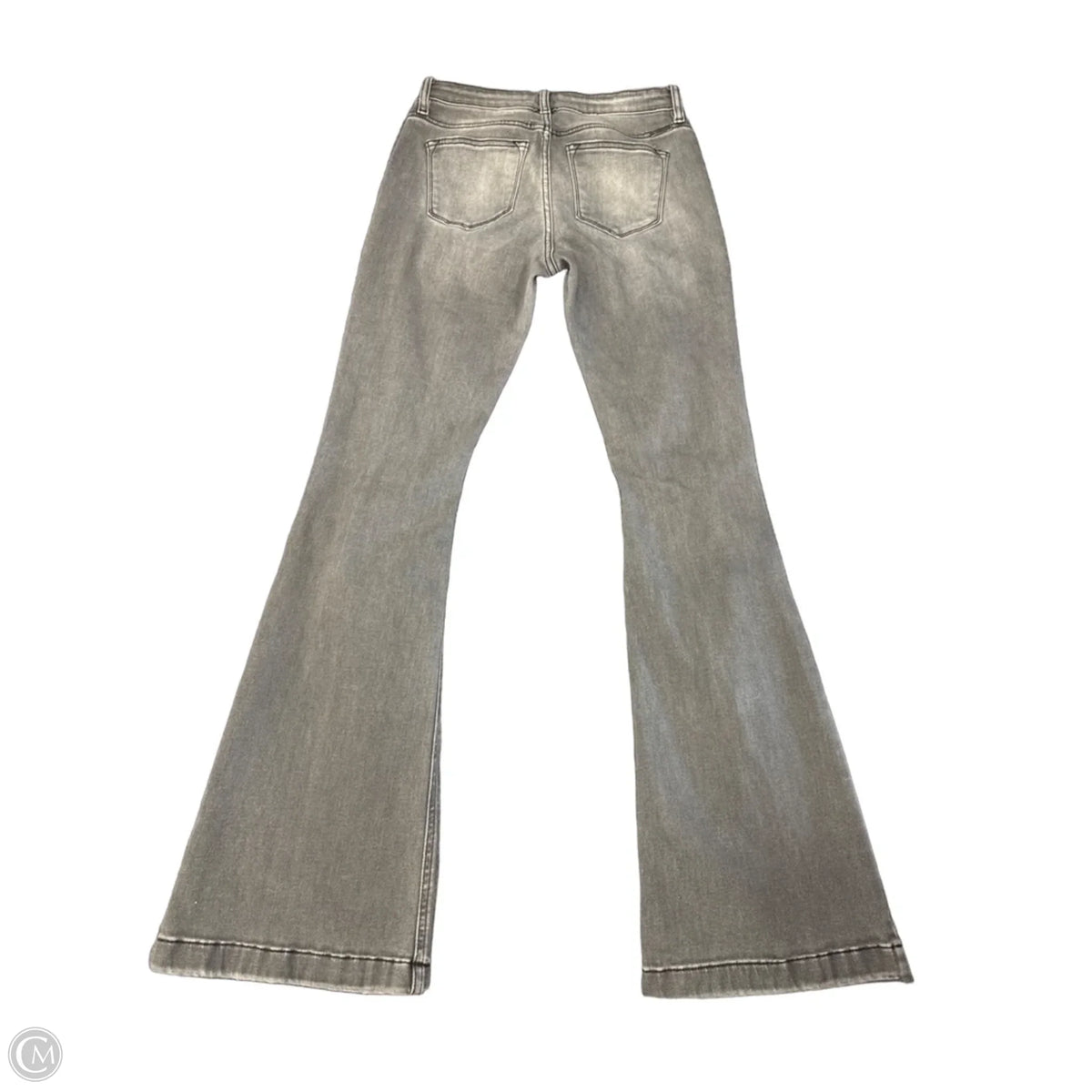Jeans Flared By Kancan In Grey Denim, Size: 4