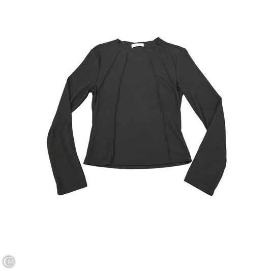 Top Long Sleeve By Kirundo In Black, Size: S