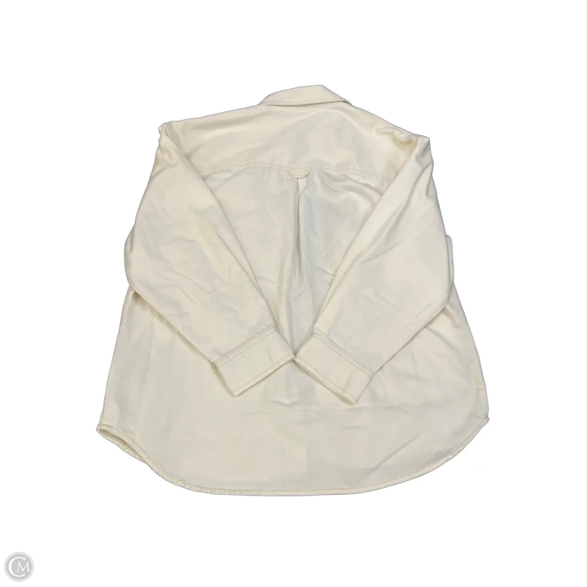 Top Long Sleeve By Gap In Cream, Size: M
