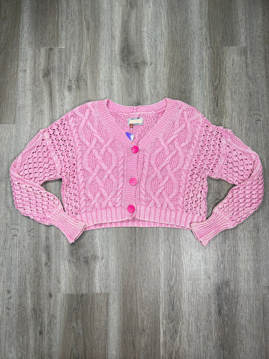 Pink Sweater Cardigan Pilcro, Size M