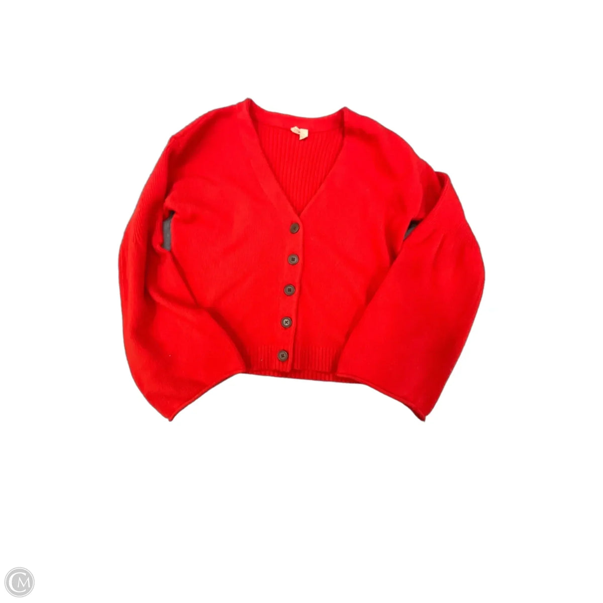 Sweater Cardigan By Moth In Red, Size: S