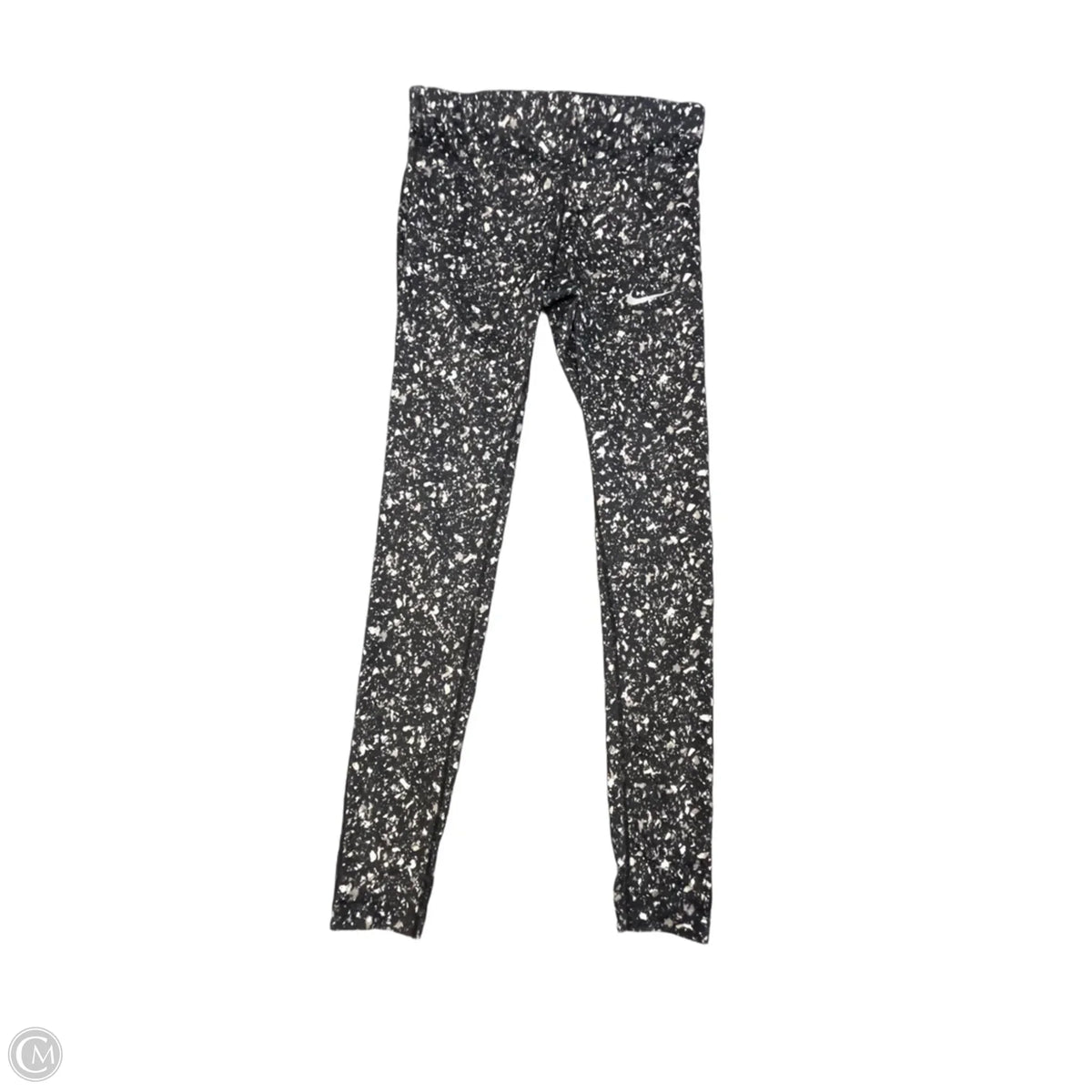 Athletic Leggings By Nike In Grey, Size: S