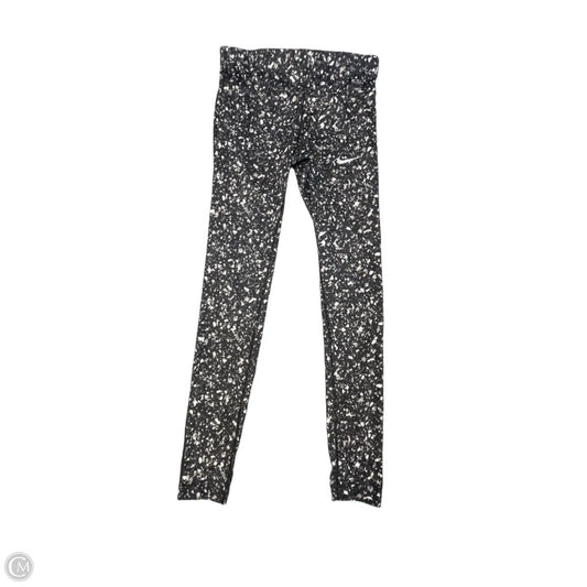 Athletic Leggings By Nike In Grey, Size: S