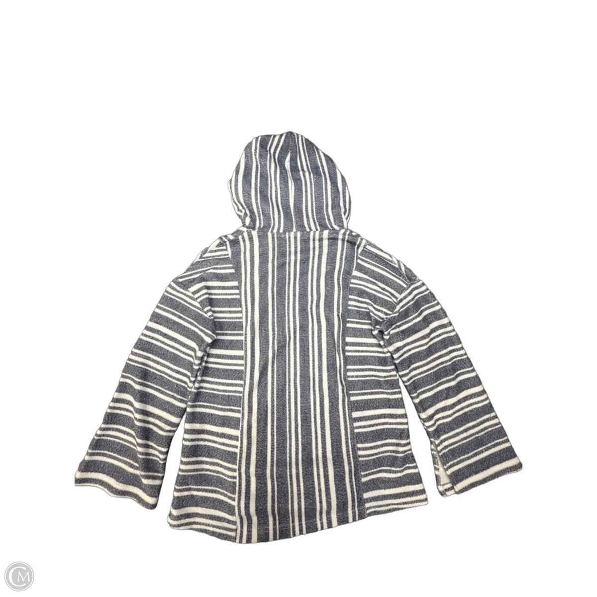 Sweatshirt Hoodie By Roxy In Striped Pattern, Size: S