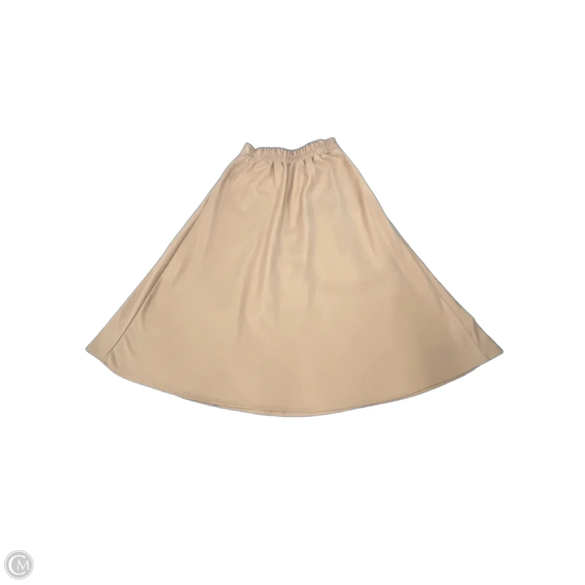 Skirt Midi By Clothes Mentor In Tan, Size: M