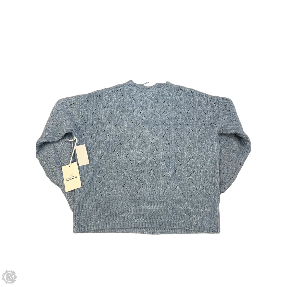 Sweater Cardigan By Cece In Blue, Size: M