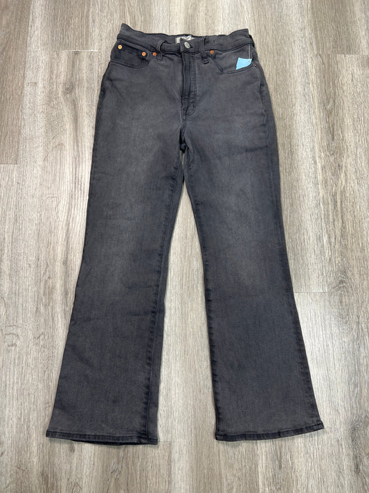 Jeans Flared By Madewell In Black, Size: 4