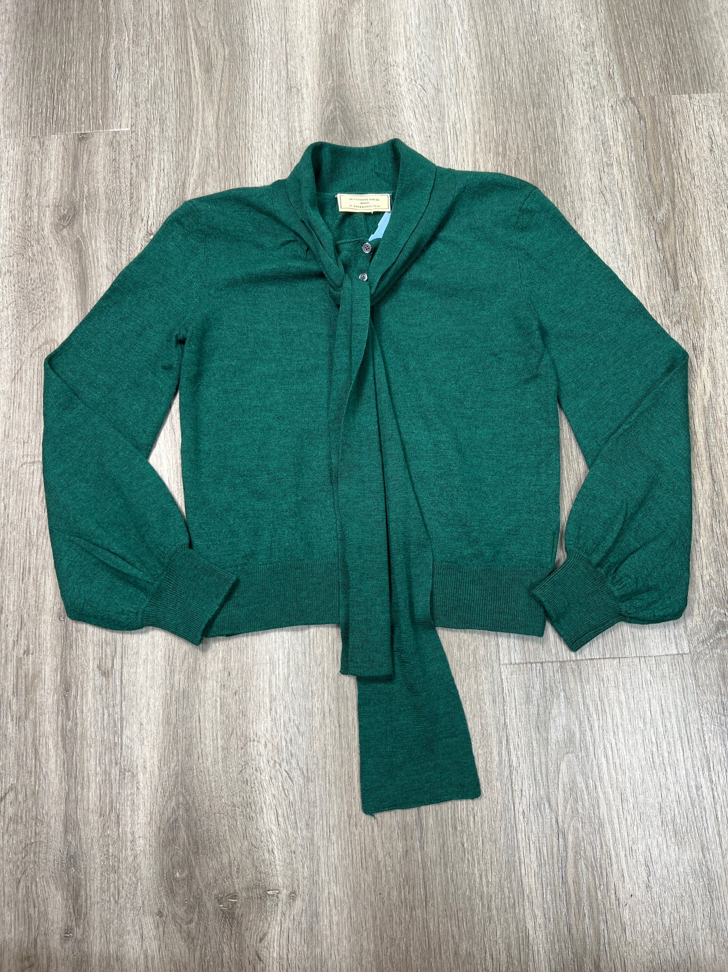 Sweater By Anthropologie In Green, Size: S