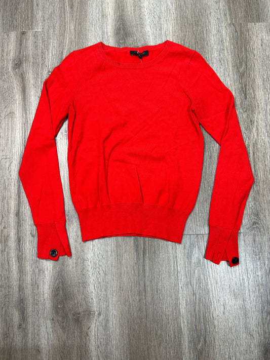 Sweater By Ann Taylor In Red, Size: Xs