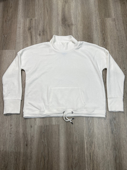 Athletic Sweatshirt Crewneck By Zyia In White, Size: Xxl