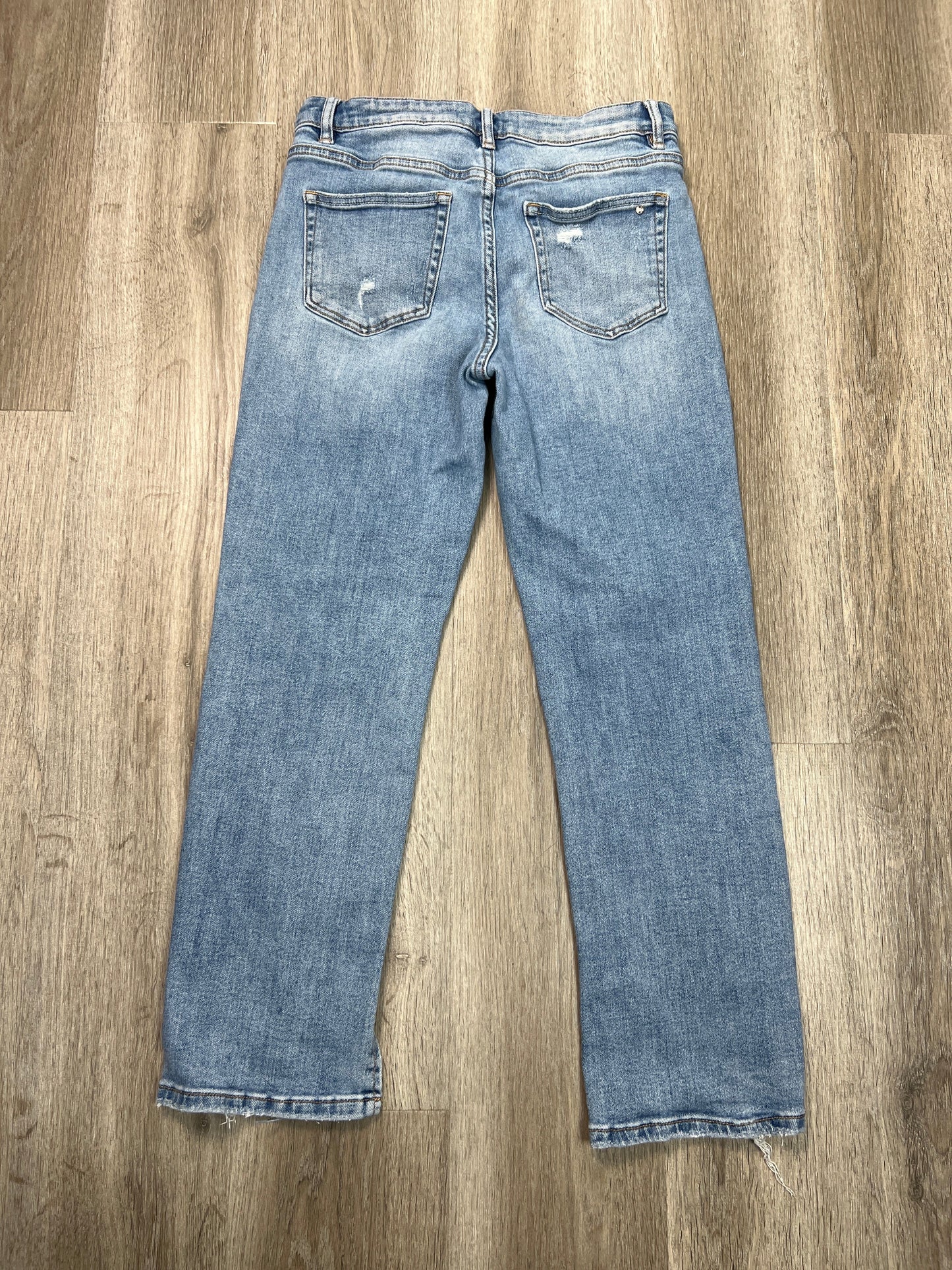 Jeans Flared By MICA In Blue Denim, Size: 6