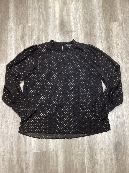 Top Long Sleeve By Rachel Zoe In Black, Size: Xl