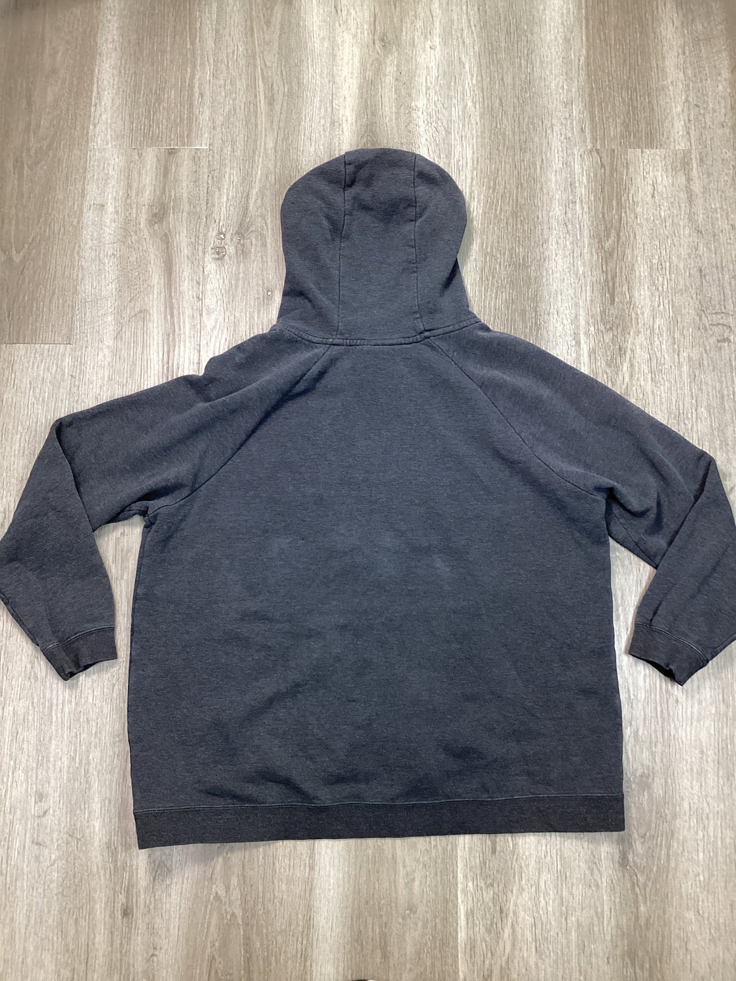 Sweatshirt Hoodie By Nike Apparel In Grey, Size: 1x