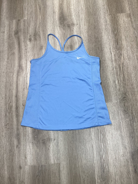 Athletic Tank Top By Nike Apparel In Blue, Size: M