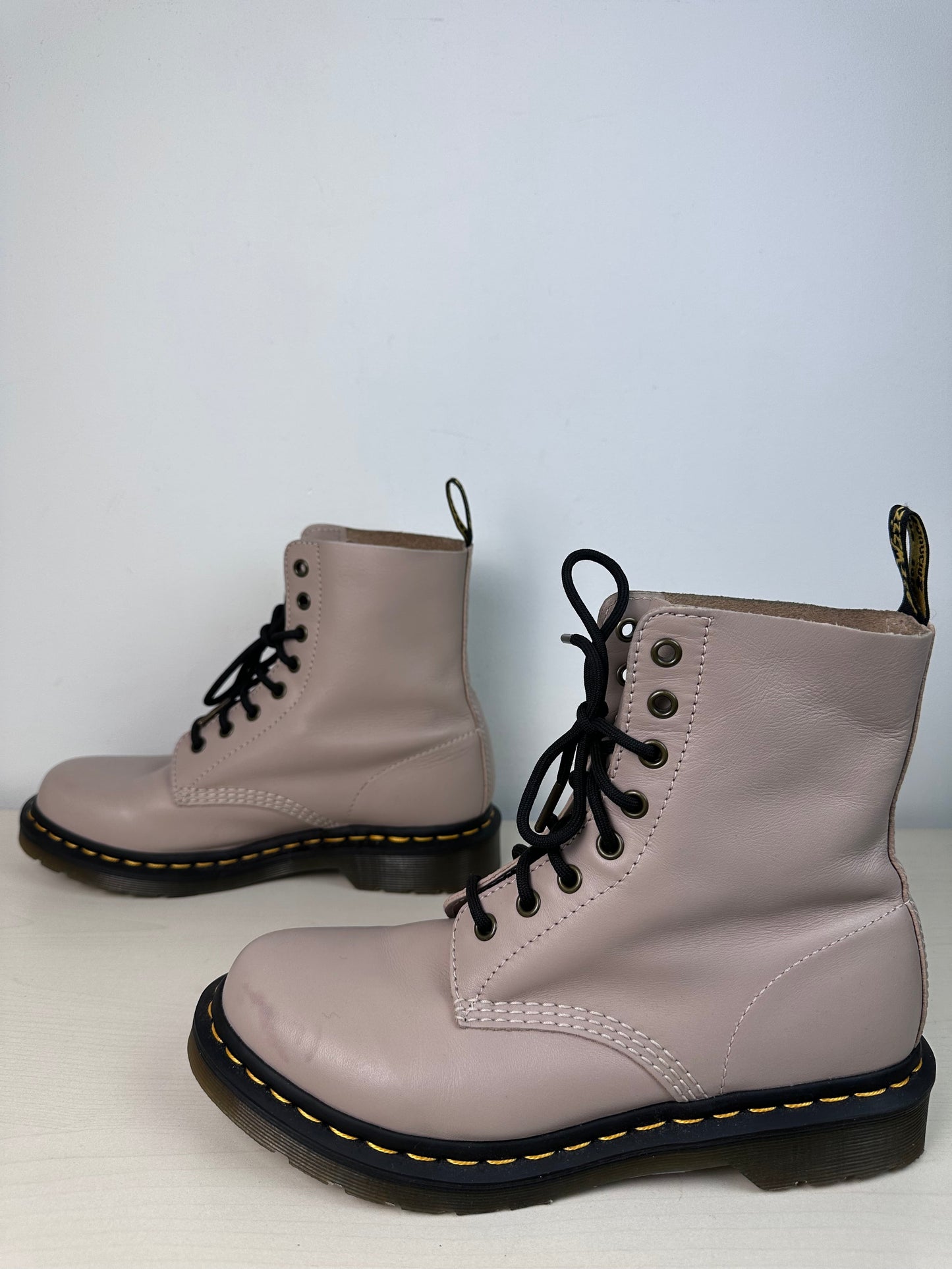 Boots Combat By Dr Martens In Tan, Size: 9