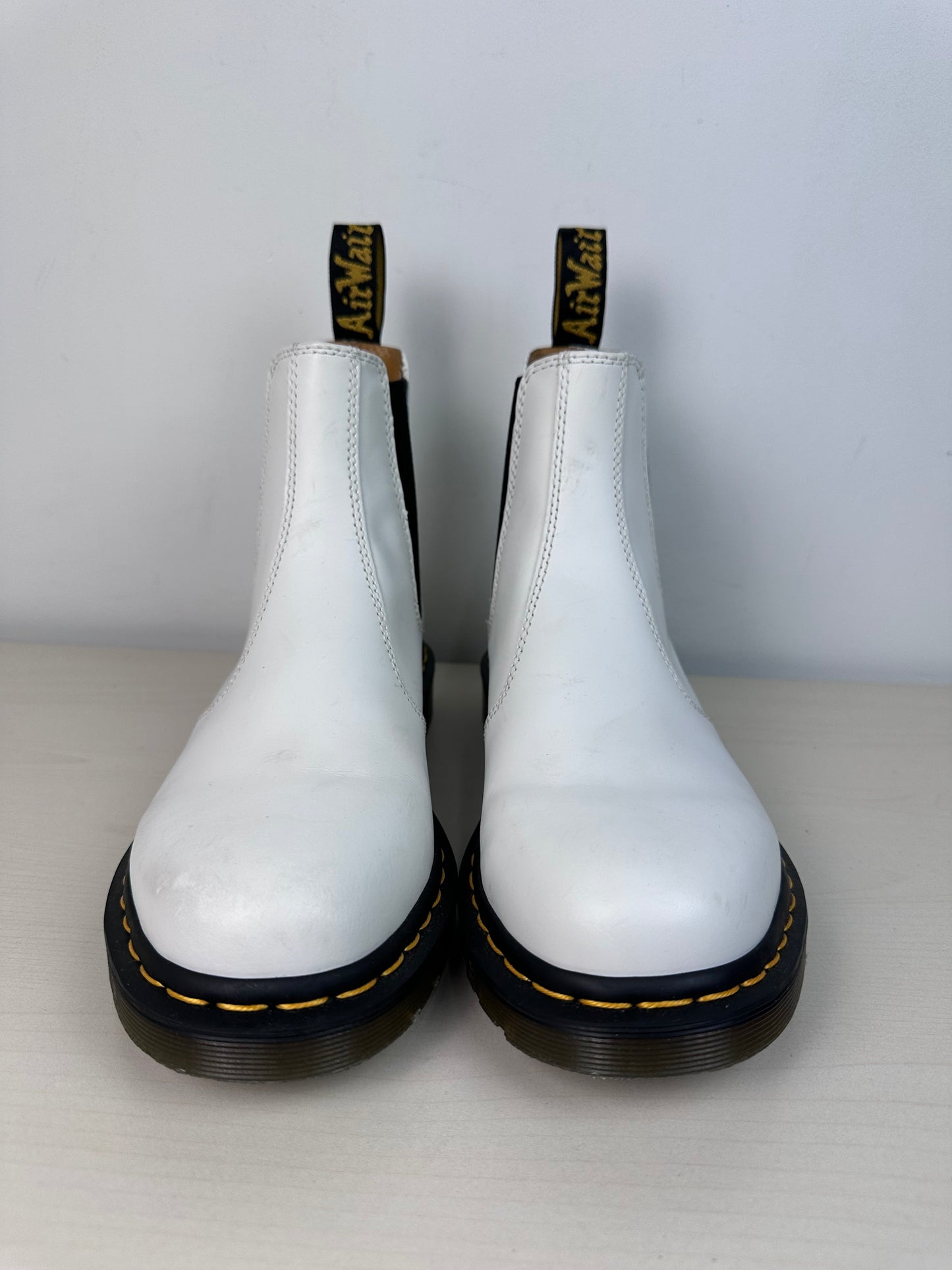 Boots Ankle Flats By Dr Martens In White, Size: 8