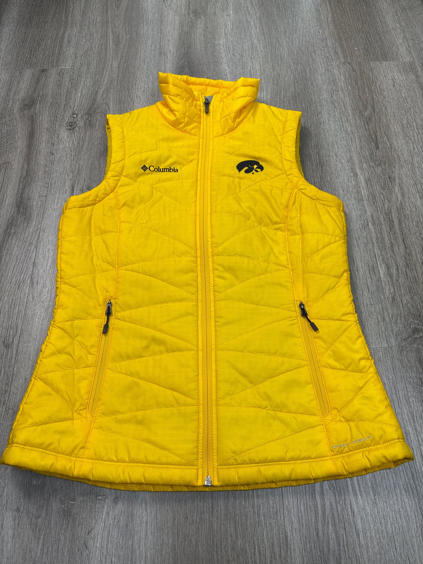 Vest Puffer & Quilted By Columbia In Yellow, Size: S