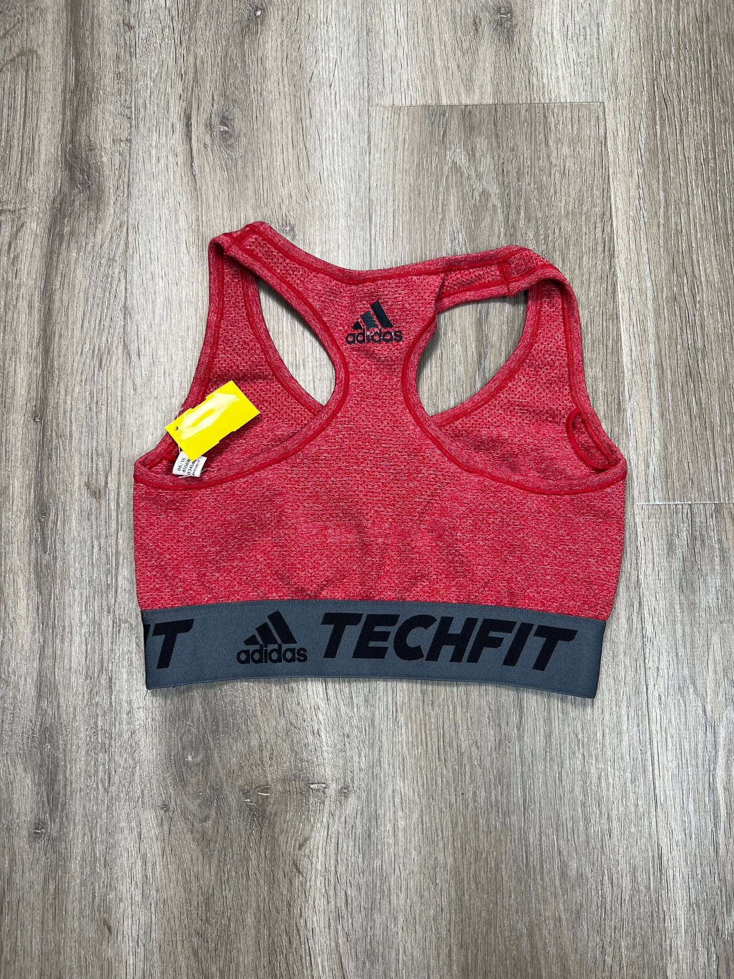 Athletic Bra By Adidas In Red, Size: M