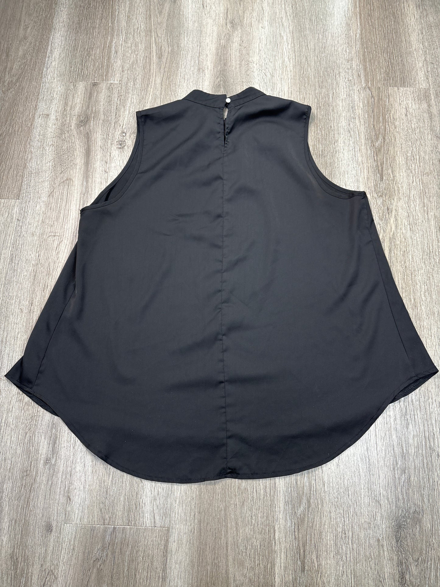 Blouse Short Sleeve By Shein In Black, Size: 2x