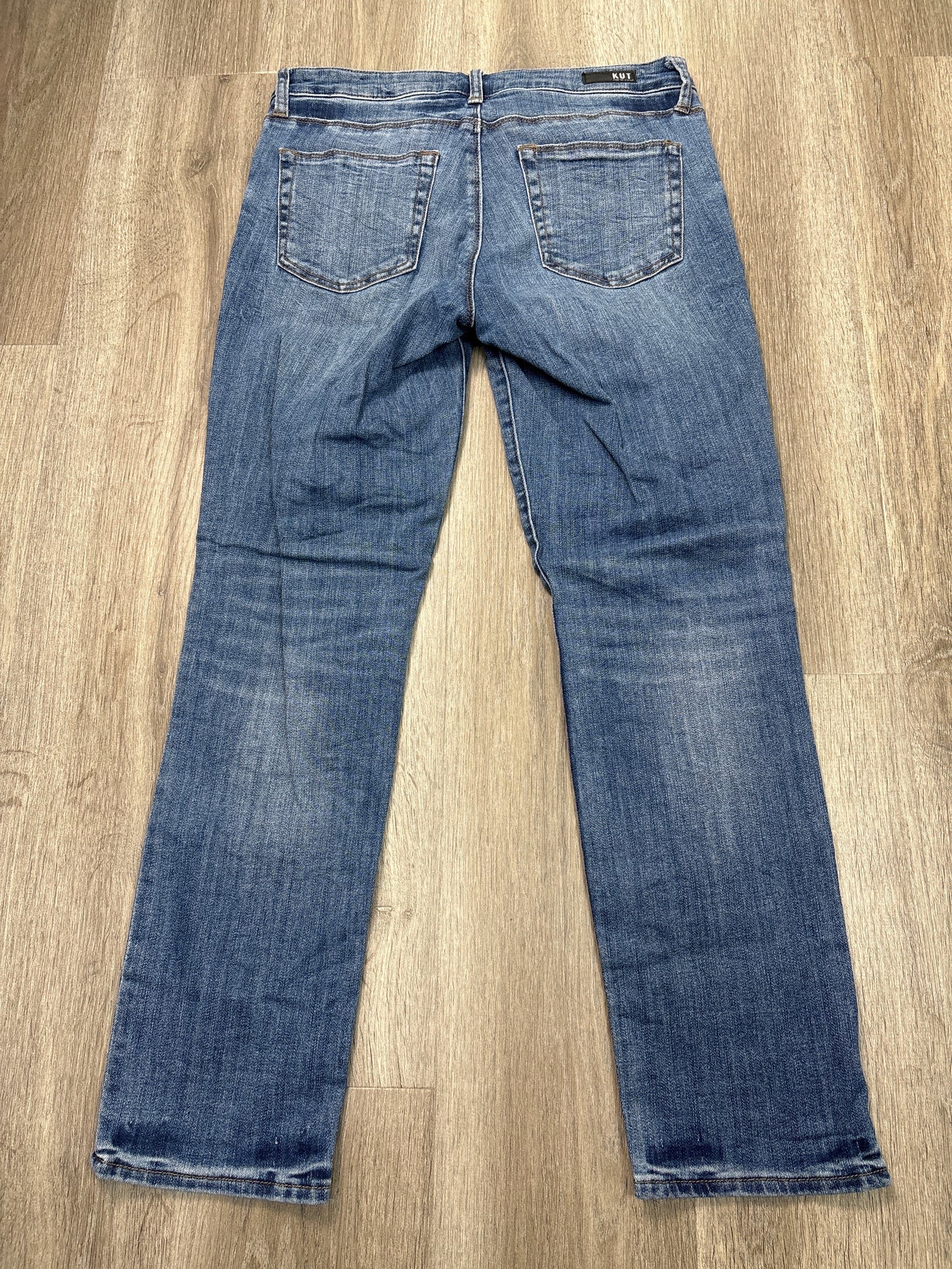 Jeans Straight By Kut In Blue Denim, Size: 6