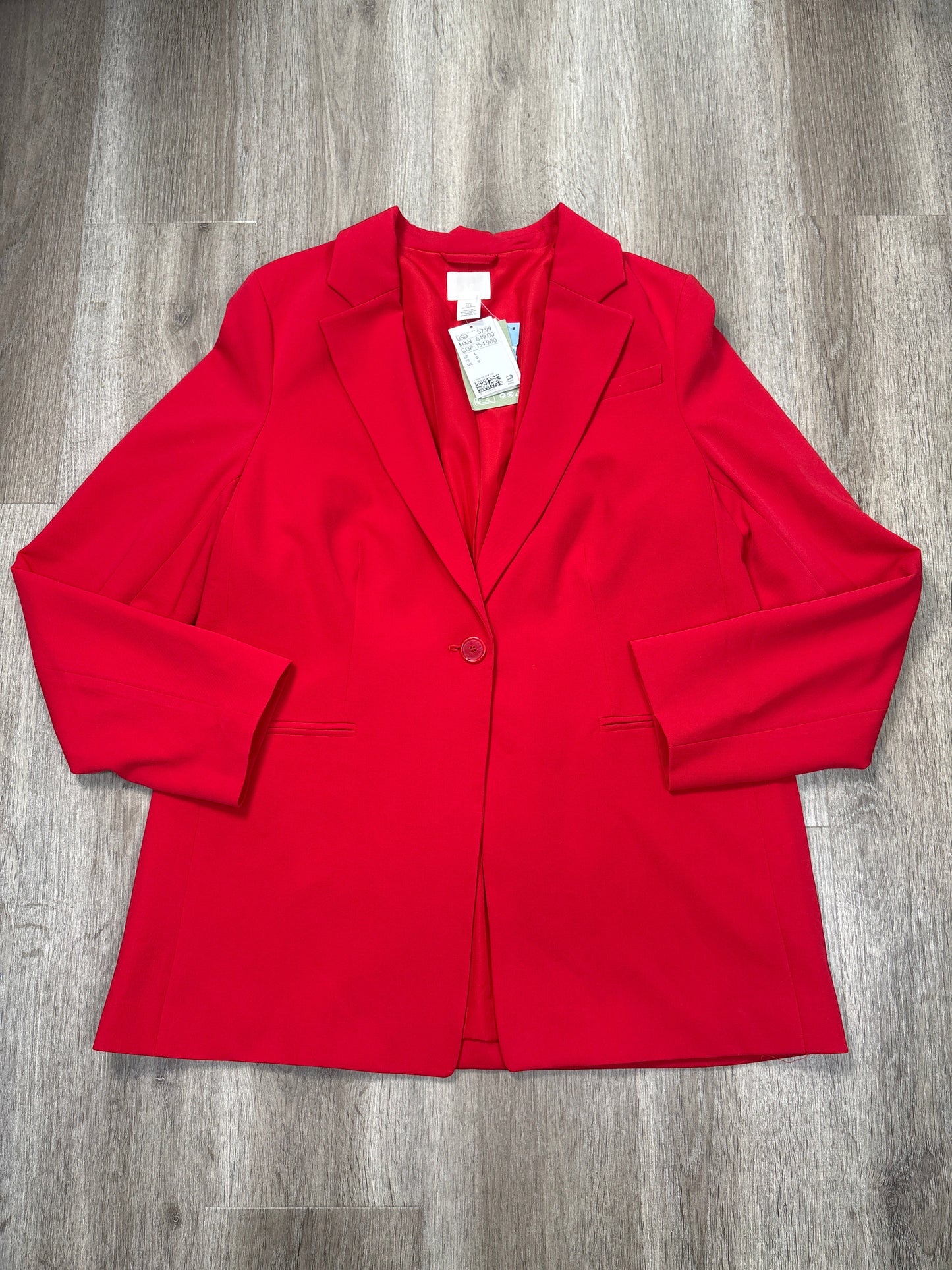 Blazer By H&m In Red, Size: L