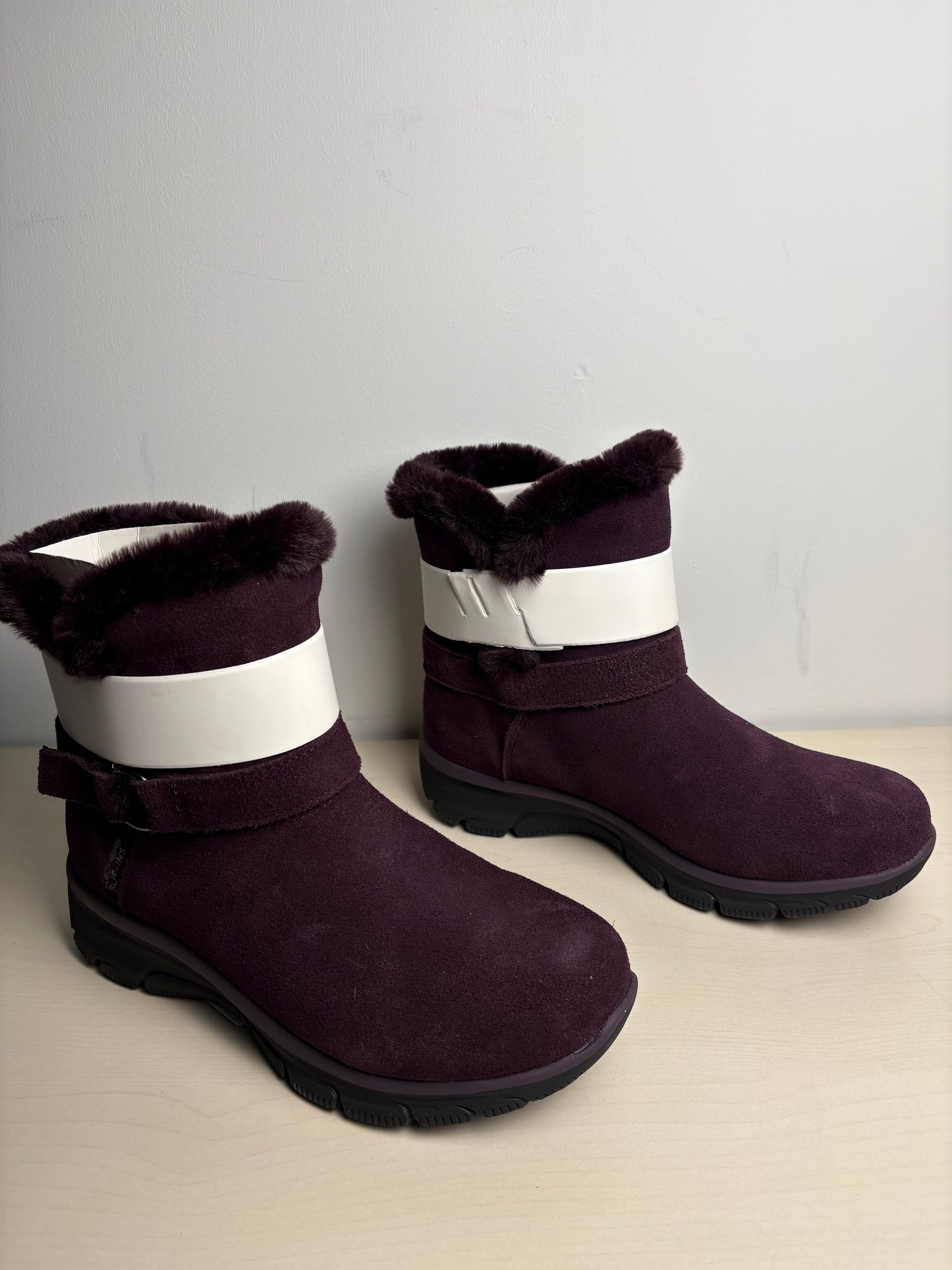 Boots Snow By Skechers In Purple, Size: 9