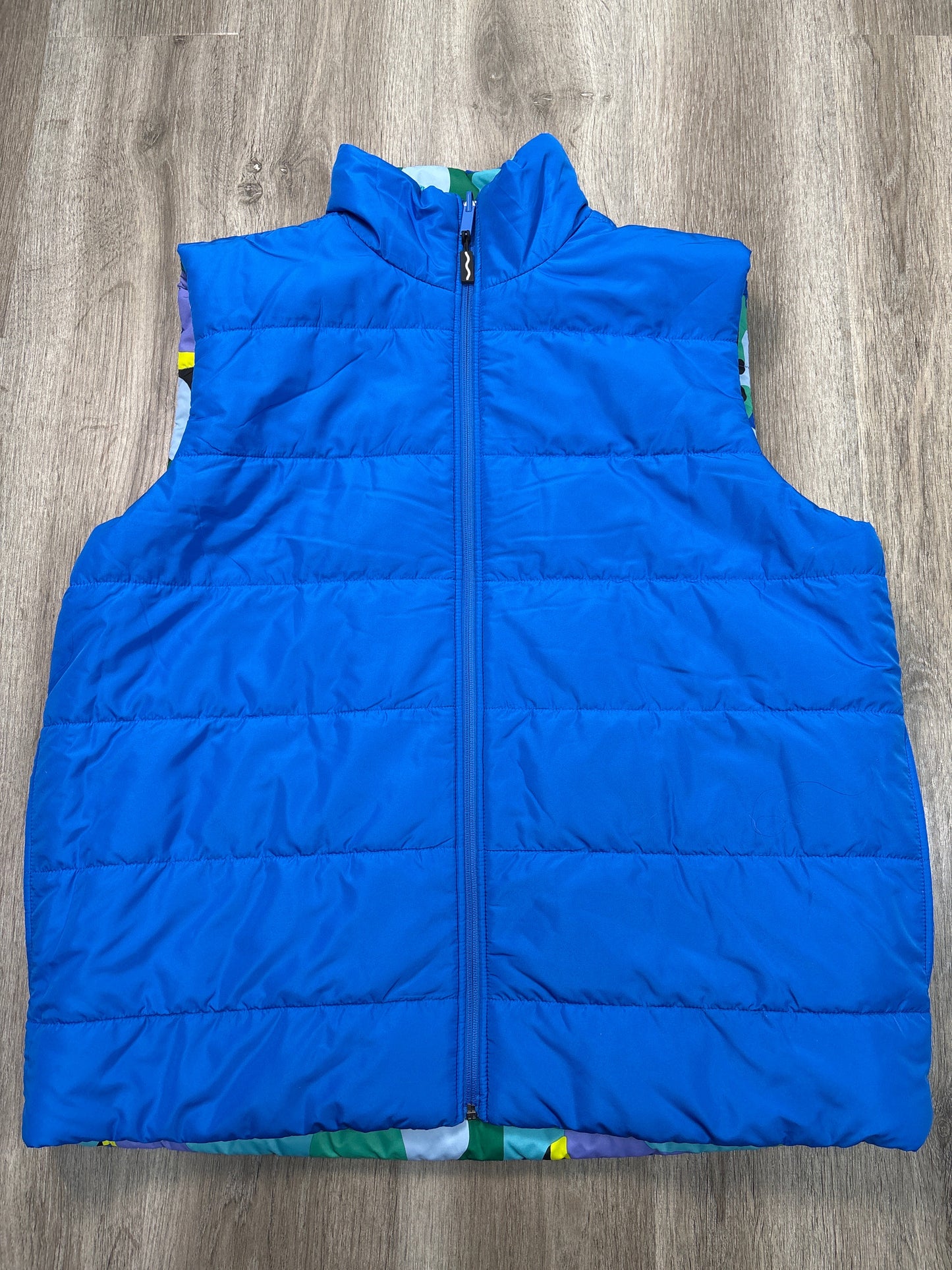 Vest Puffer & Quilted By Clothes Mentor In Blue, Size: Xl