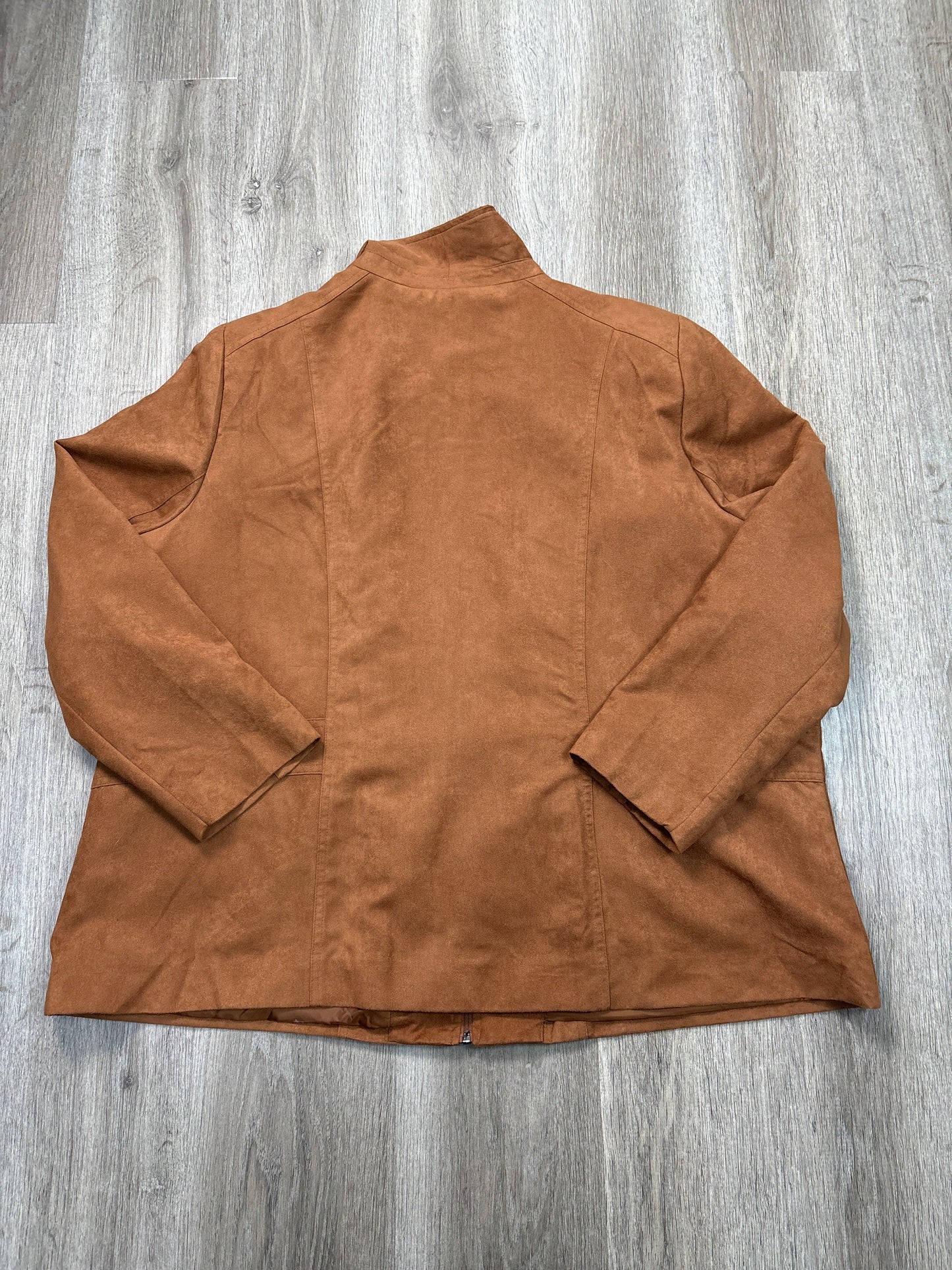 Jacket Other By Allison Daley In Tan, Size: 3x