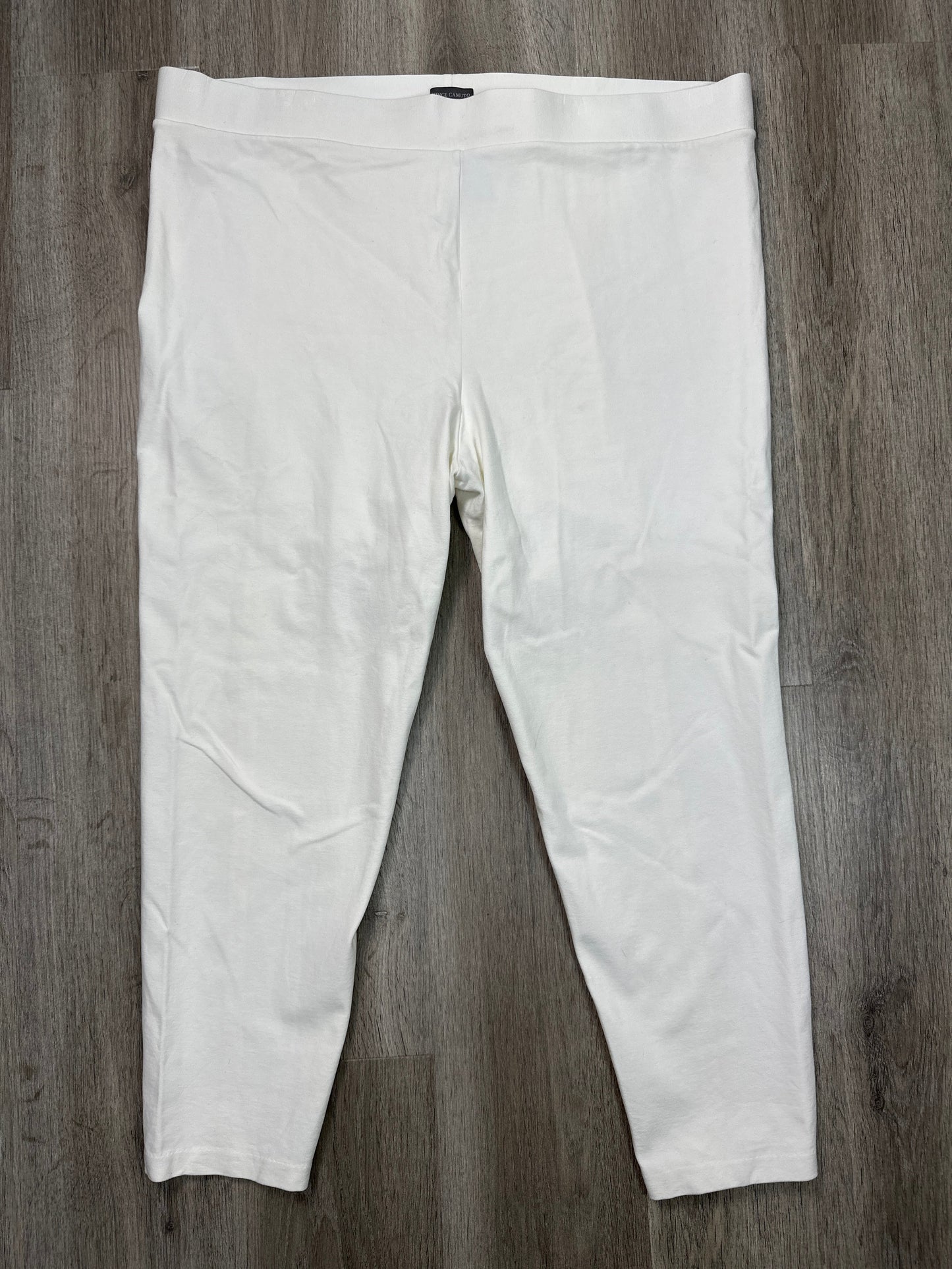 Pants Leggings By Vince Camuto In White, Size: 3x