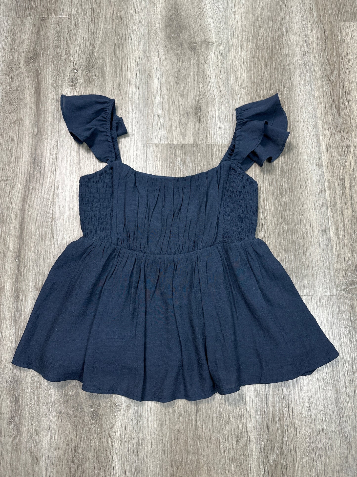 Top Sleeveless By Wishlist In Navy, Size: S