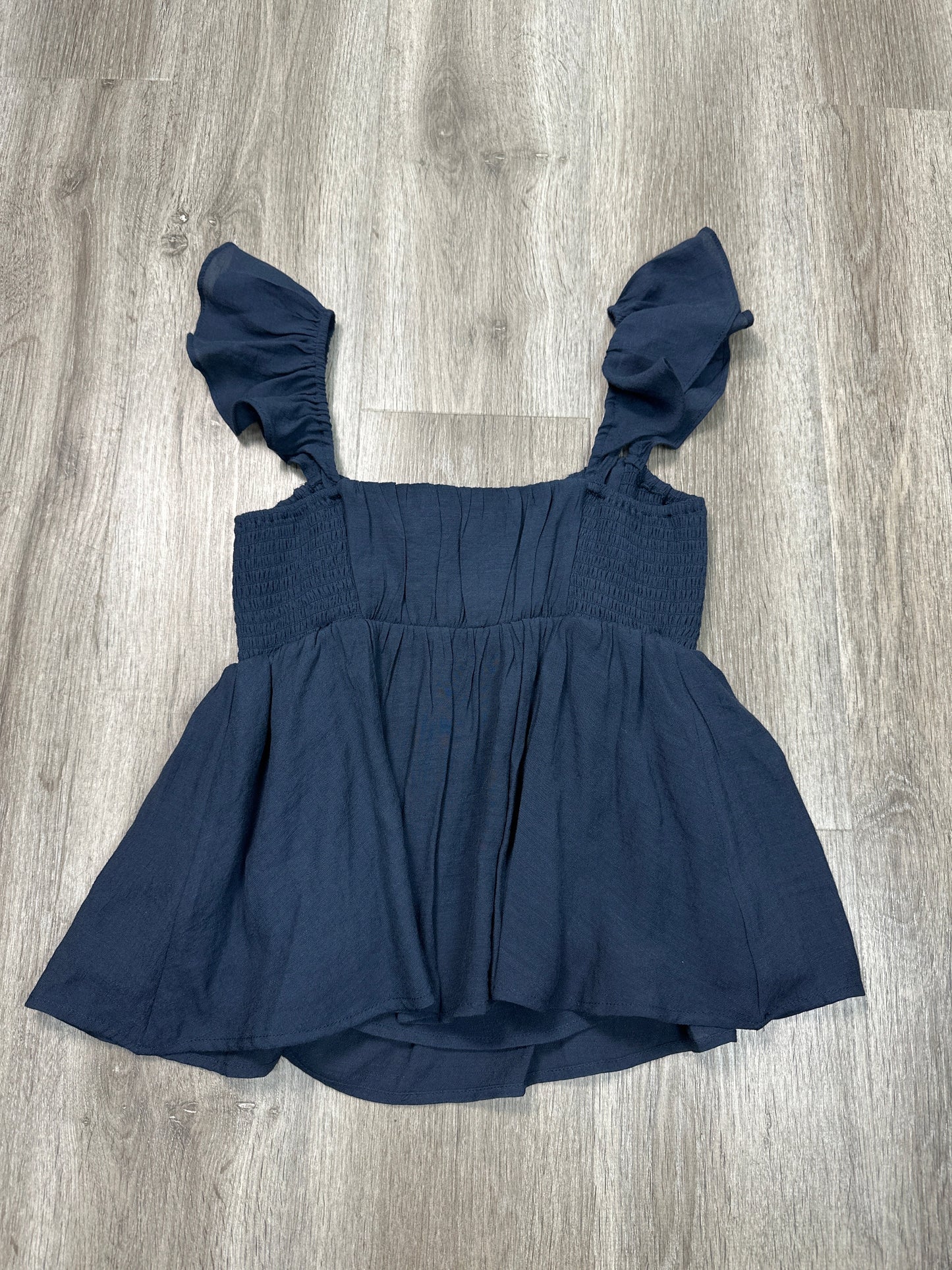 Top Sleeveless By Wishlist In Navy, Size: S