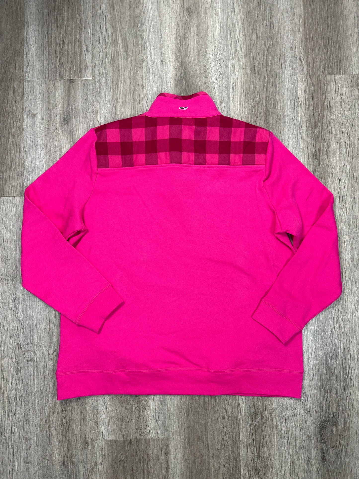 Sweatshirt Collar By Vineyard Vines In Pink, Size: L