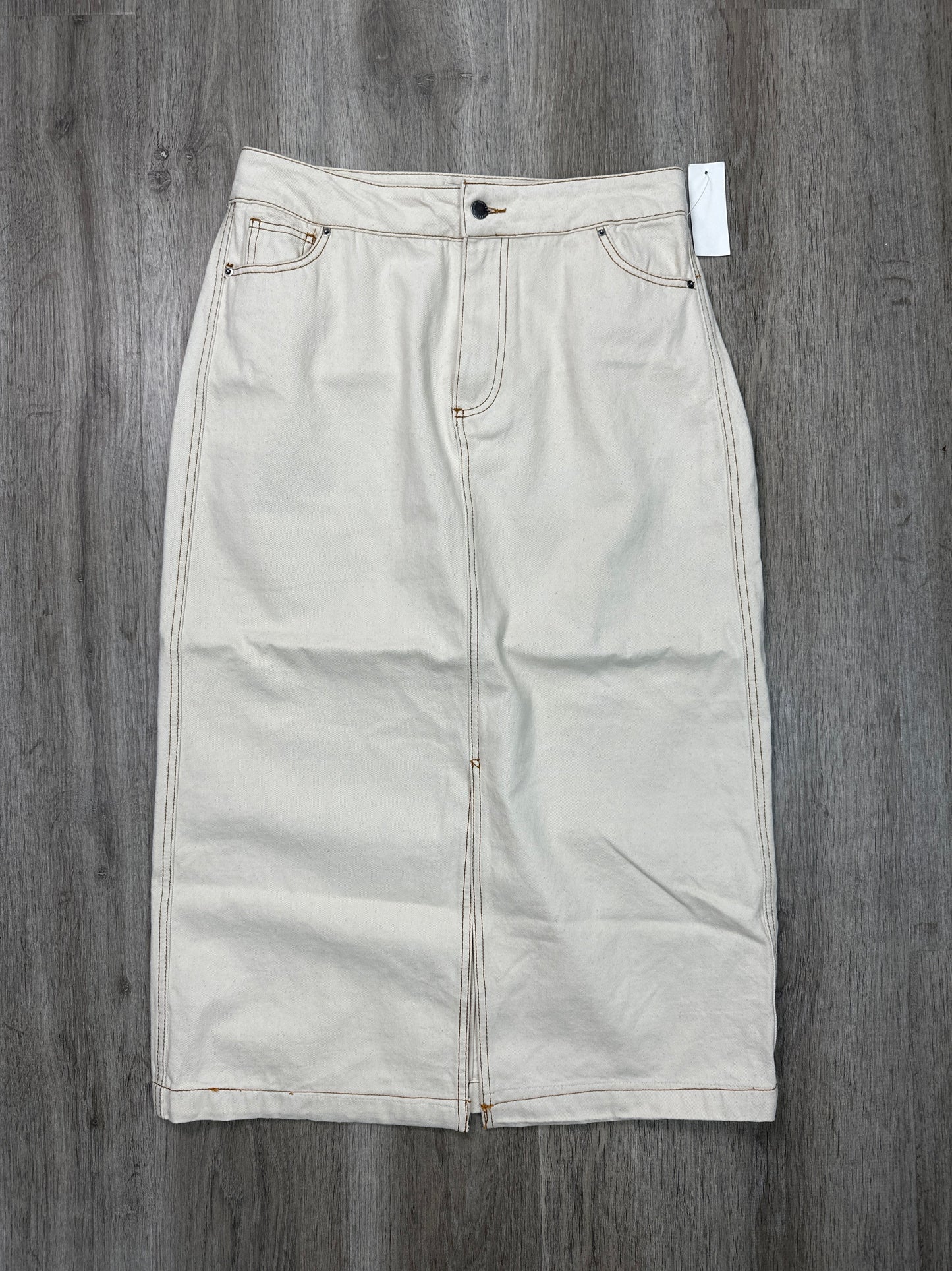 Skirt Chinos & Khakis By Velvet Heart In White, Size: L