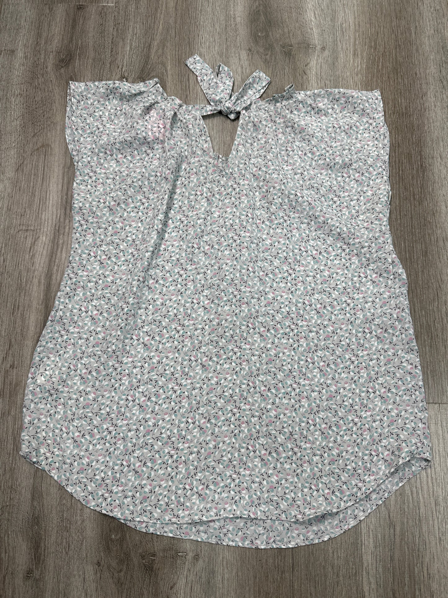 Blouse Short Sleeve By LAUREN CONRAD In Floral Print, Size: S