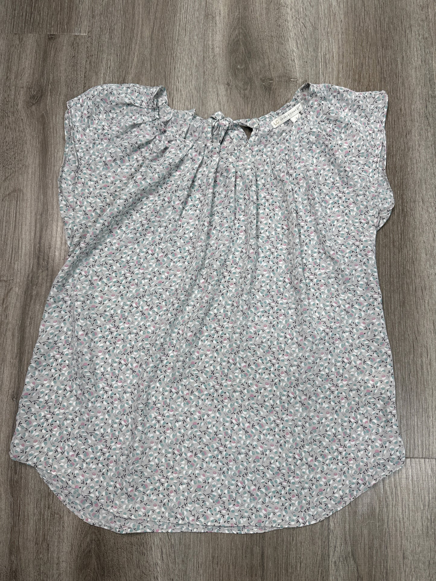 Blouse Short Sleeve By LAUREN CONRAD In Floral Print, Size: S