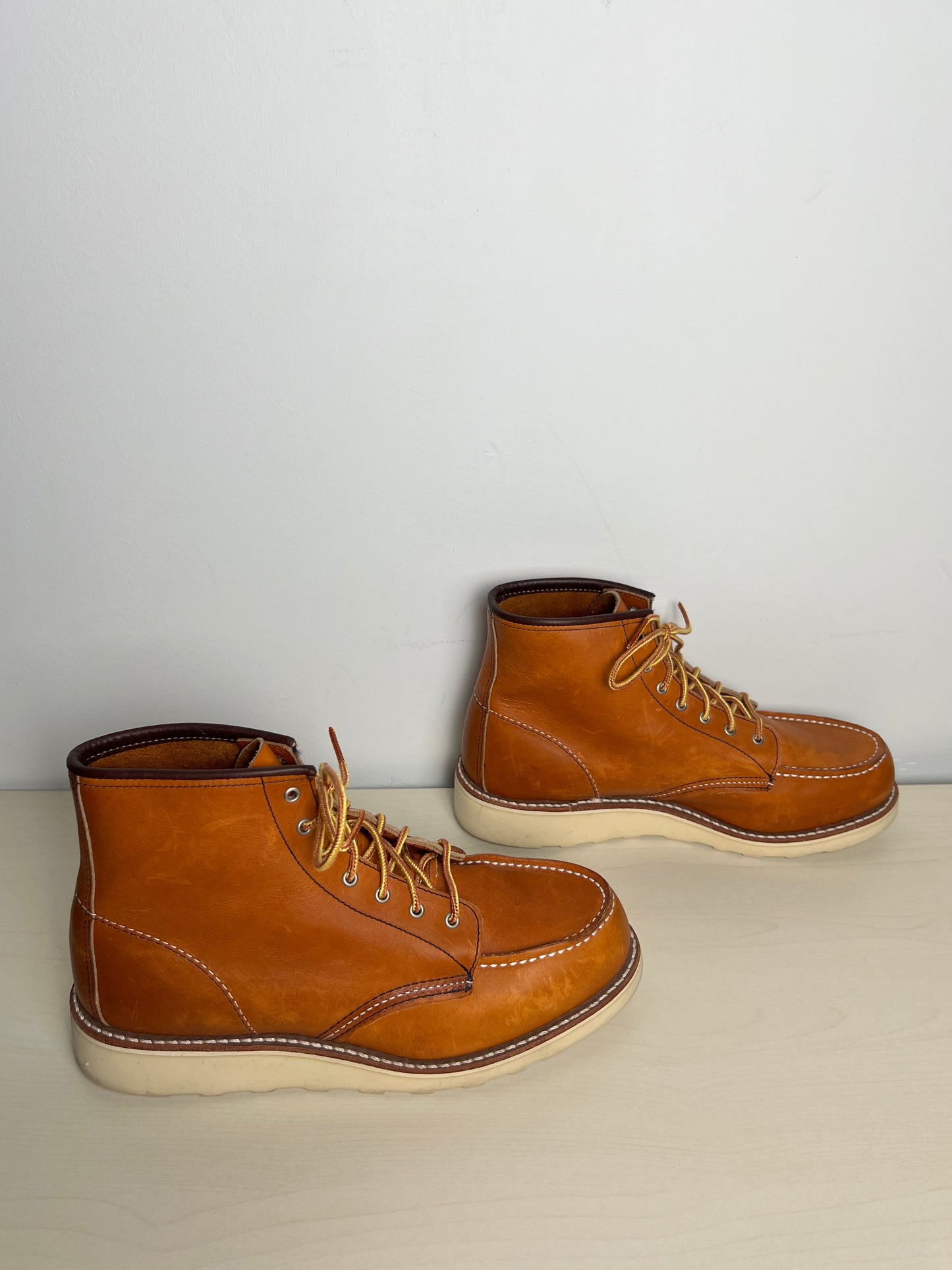 Boots Combat By RED WING SHOES  In Tan, Size: 9.5