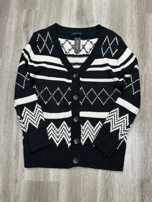 Cardigan By Honey Punch In Black & White, Size: L