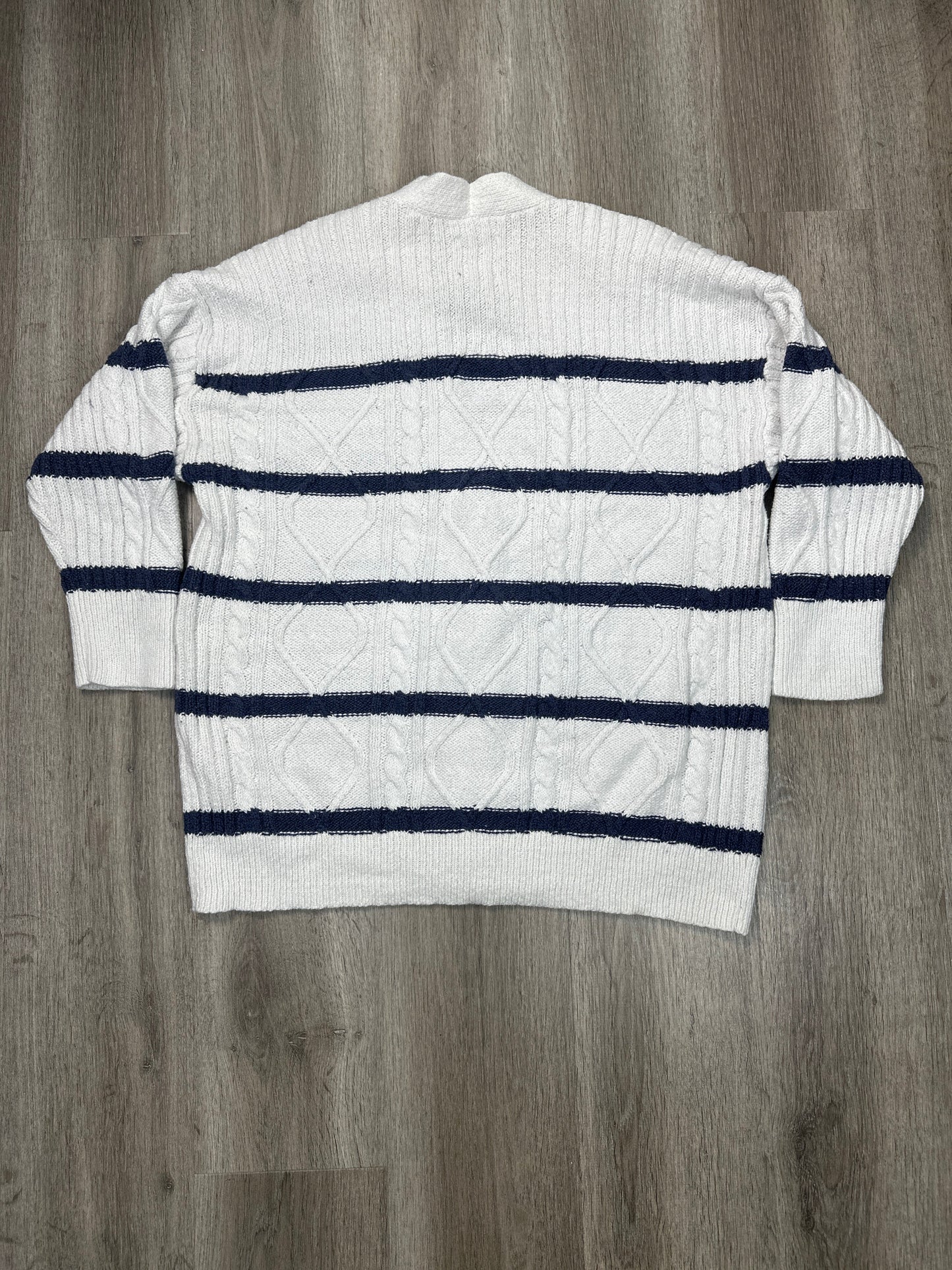 Cardigan By Aerie In Striped Pattern, Size: M