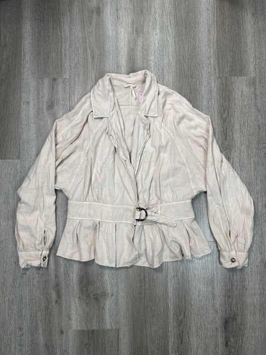 Jacket Other By Free People In Tan, Size: L