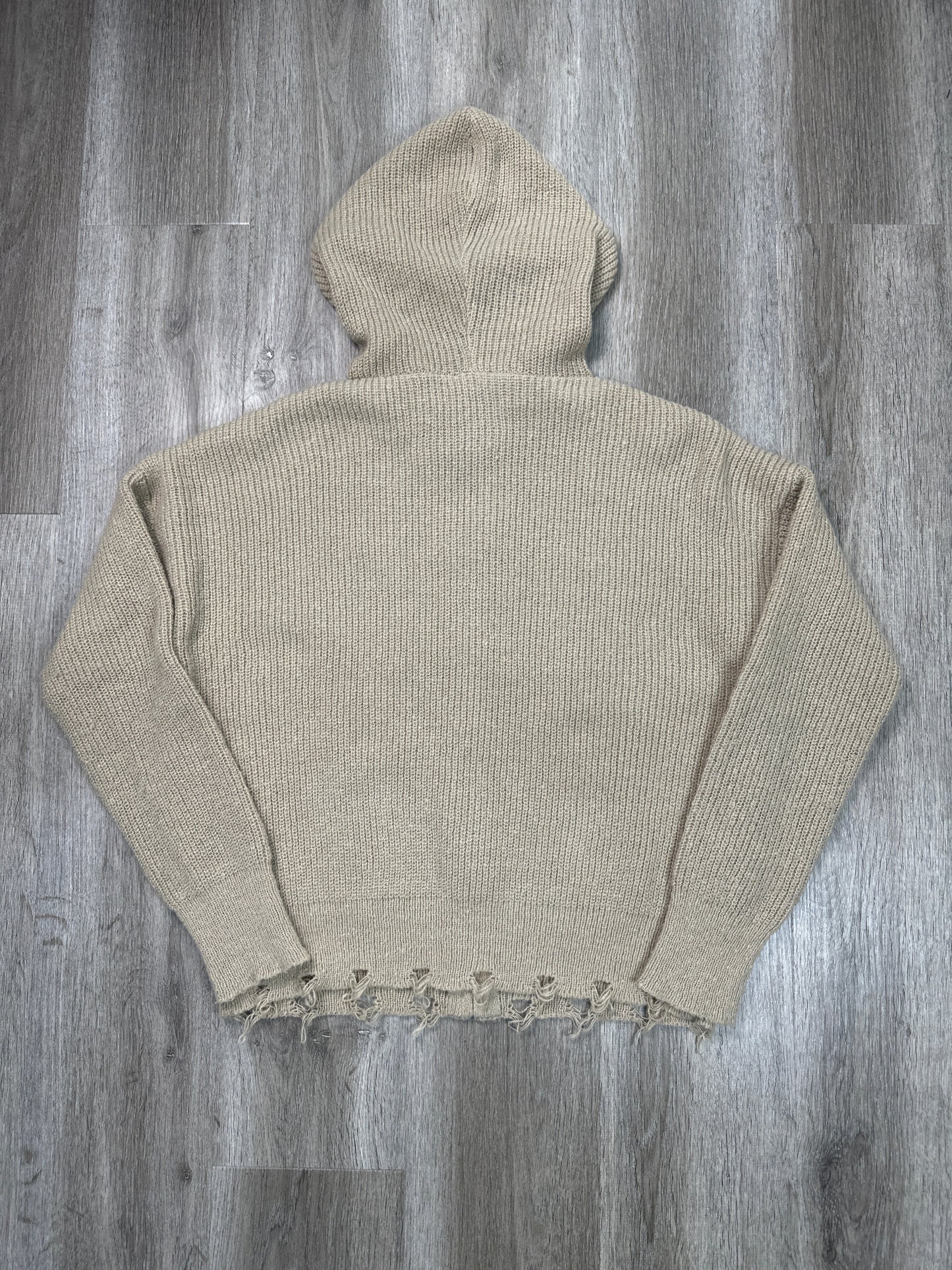 Sweatshirt Hoodie By Hem & Thread In Tan, Size: M